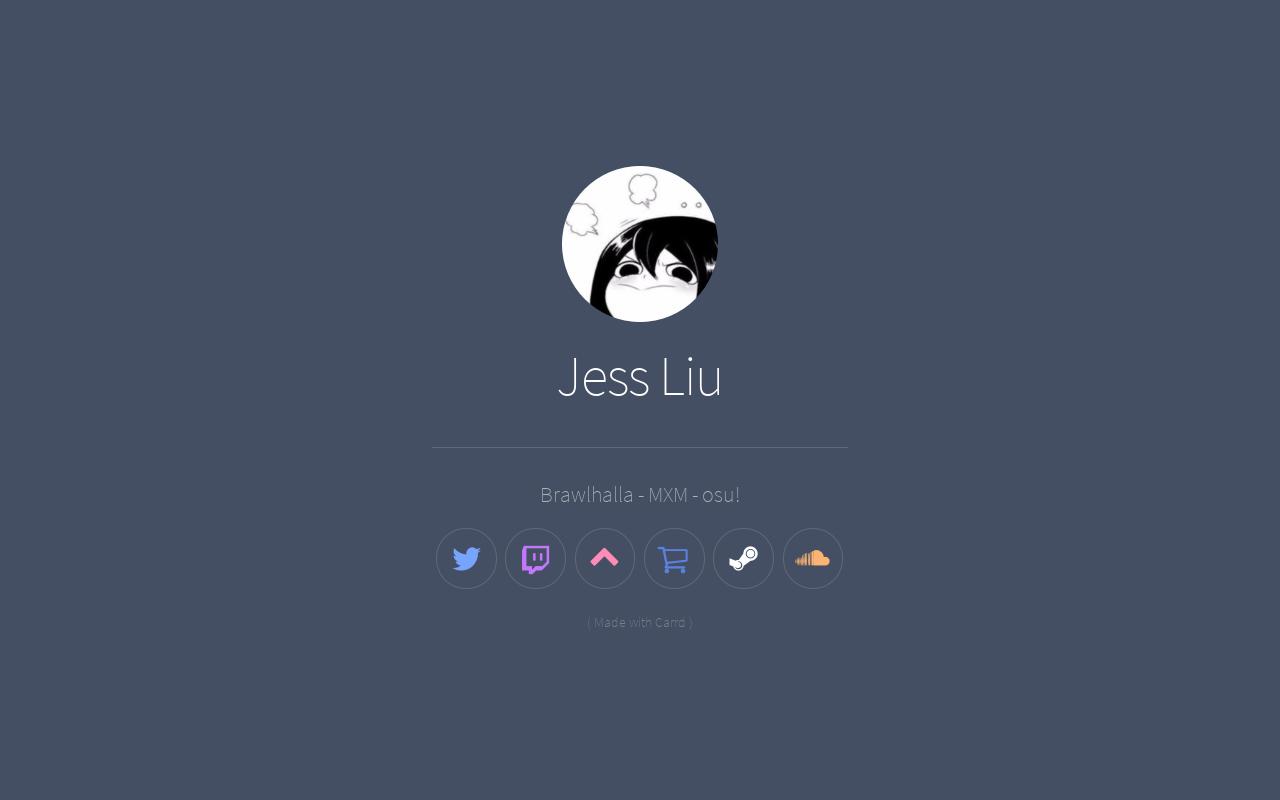 Carrd profile picture for @jes